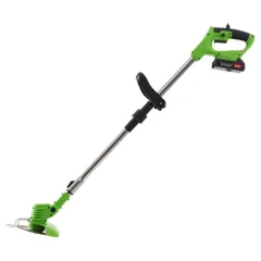 「数量限定セール」全新品 【本体のみ（バッテリー充電器無し）】草刈り機 充電式 折りたたみ 超軽量 高速回転 大容量バッテリー 3段階角度調節 刈払機 草刈機 芝刈機 伸縮角度調整 チップソー ブレード 電気草刈機