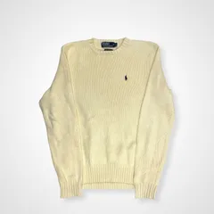 Polo by Ralph Lauren ポロバイラルフローレン / ピマコットン ヴィンテージニット ポニー刺繍 SIZE：M