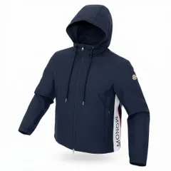 Ma28 MONCLER モンクレール 23SS ATRIA WZIP ナイロンジャケット パーカー フーディ I10911A00008 2 ネイビー メンズo07t