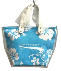 ZI710　DEAN & DELUCA　3wayショルダー　2重構造ビニール素材×キャンバス　未使用のサムネイル