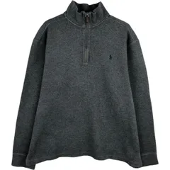古着 ラルフローレン Ralph Lauren POLO by Ralph Lauren ハーフジップスウェットシャツ トレーナー メンズL相当/eaa616486