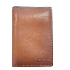 コーチ COACH レザー カードケース ブラウン