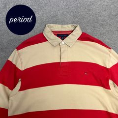 P3065 TOMMYHILFIGER ボーダー ラガーシャツ - メルカリ