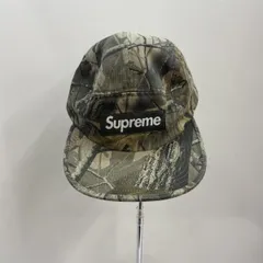 【中古】Supreme Washed Chino Twill Camp Cap ツリーカモ[92][240092330878]