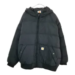 Carhartt カーハート ダウンジャケット 大きいサイズ ブラック(メンズ 3XL)中古 古着 X3276