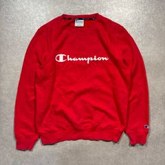 チャンピオン Champion スウェット 刺繍ロゴ 赤 レッド S 1959 - メルカリ