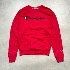 Champion チャンピオン ロゴ プリント スウェット トレーナー レッド