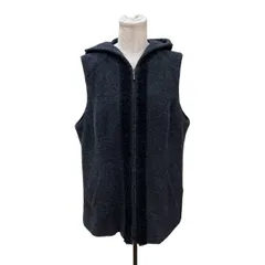 Leilian レリアン レディース トップス ベスト ジャケット フード グレー系 13+ 大きなサイズ
