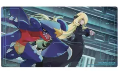 【中古】サプライ ポケモンカードゲーム ラバープレイマット シロナ＆ガブリアス ポケモンセンター限定