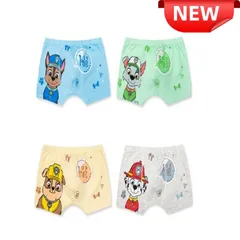 【新品】パウパトロール キッズ ボクサーパンツ 4枚セット 綿素材 男の子 下着 100cm 110cm 120cm 130cm