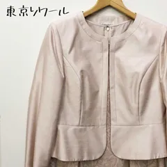 東京ソワール ＲＩＦＡＮＮＥ リファンネ フォーマル ジャケット ワンピース ２点セット １１号 11AR ピンク 花柄 レディース