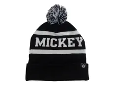 k01251205040　H&M　ワンサイズ　黒×白　　ファッション小物　ニットキャップ/ビーニー　秋冬