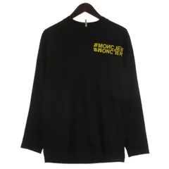 モンクレール MONCLER GRENOBLE MANICA LUNGA ロゴ Tシャツ カットソー 長袖 H20978D00004 ブラック S