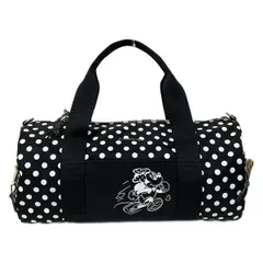 Samantha Vega(サマンサベガ) ハンドバッグ - 黒×白 ディズニー コラボ/ミニーマウス/ドット柄/ミニボストン
