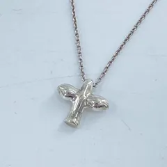 【中古】Tiffany バードクロスネックレス シルバー ティファニー 925[10]のサムネイル