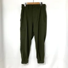1PIU1UGUALE3 ウノピゥウノウグァーレトレ タイカーゴパンツ TIE CARGO MRP289 日本製 メンズ サイズIV Mサイズ カーキ ボトムス A15912◆のサムネイル