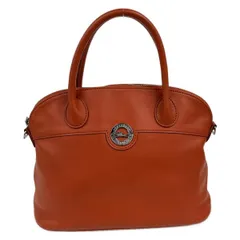 LONGCHAMP(ロンシャン) ハンドバッグ - オレンジ レザー