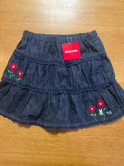 未使用　ミキハウス　スカート 90cm