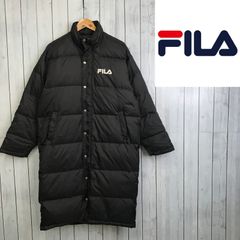 極美品☆FILAフィラ⭐︎中綿ベンチコート⭐︎裏ボア⭐︎保温性も高い