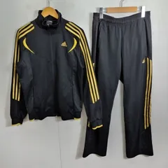 adidas アディダス ウォーム アップ ジャージ セットアップ トラック ジャケット パンツ EFXホログラム climalite ダンス トレーニング スポーツ ウェア メンズ M ブラック系 B784