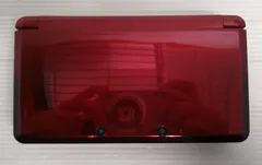 【開封品】ニンテンドー3DS本体 レッド系 本体のみ【動作確認済み、箱欠品、傷擦れ有】