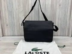 LACOSTE／ラコステ／ショルダーバッグ／メッセンジャーバッグ／メンズ／ブラック 
