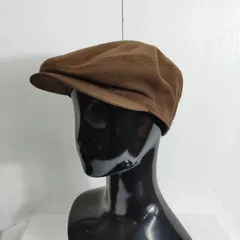 Borsalino ボルサリーノ ハンチング キャスケット 帽子 日本製 アジャスター 調整可 ポリエステル ブラウン系 M 56.5cmB734