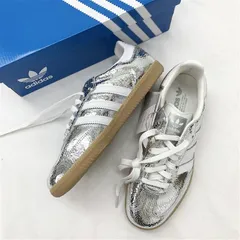 adidas アディダス SAMBA OG W サンバオリジナルス シルバー 25.5cm JR0035 ◆