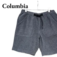 Columbia コロンビア メンズ ハーフパンツ ショートパンツ グレー ポリエステル100% 撥水 アウトドア 快適 軽量 カジュアル 通気性 Sサイズ相当 普段使い 部屋着 キャンプ 283KJ