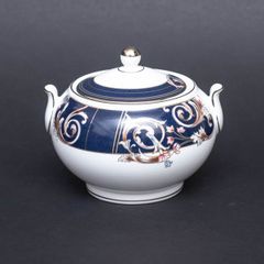 深川製磁 草花折枝白抜紋 シュガーポット - メルカリ