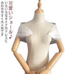 ウェディングドレス ボレロ ショール ストール 付け袖 袖あり 袖付き 肩掛け 羽織物 ワンピース パーティードレス シフォン 刺繍 結婚式 花嫁 大人