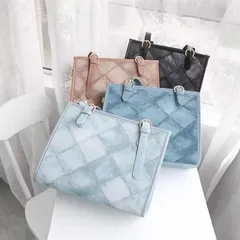 トートバッグ ショルダーバッグ 2WAY ハンドバッグ ミニ 小さめ ブラック ブラウン ブルー おしゃれ 大人 普段使い 痛バッグ 痛バに見えない 推し活 推し活バッグ