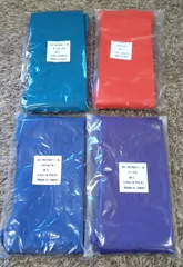 未使用品 カラータイツ 80デニール 4足セット M-L スカーレット パープル ロイヤルブルー ダークターコイズ