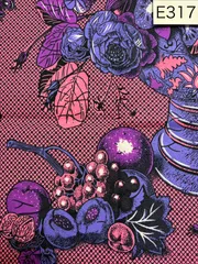 E317   ポリエステル　アフリカ布