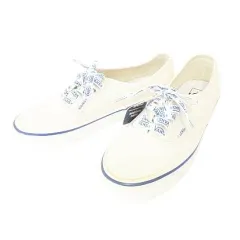 バンズ VANS 美品 箱付き タグ付き アナハイム スニーカー オーセンティック 44DX US9 27.0㎝ アイボリー