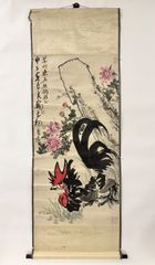 掛け軸 古い！縁起物勝負ドリ - メルカリ