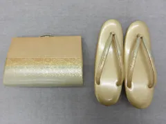 P41885　礼装用　草履　バッグ　未使用品　c