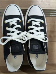 コンバース CONVERSE スニーカー スリッポン 2WAY ブラック オールスター 1SE164 1スリップ オックス ALL STAR ST SLIP OX ローカット　23.0㎝　CLC