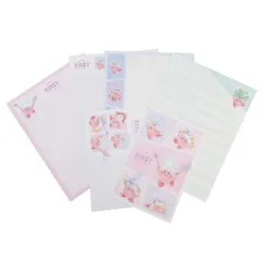 【メール便】星のカービィ レターセット ボリュームアップレター COPY ABILITY カミオジャパン 手紙セット 便箋＆封筒 キャラクター グッズ 