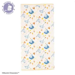ムーミン バスタオル 片面ガーゼビッグタオル オーガニックコットン 空で遊ぶ ムーミンベビー 北欧 丸眞 お風呂タオル キャラクター グッズ 