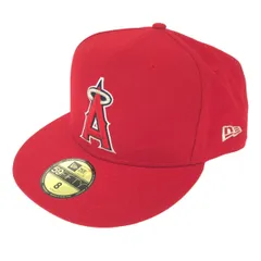 NEW ERA ニューエラ キャップ/59FIFTY  ロサンゼルス・エンゼルス    レッド ユニセックス / 241007003849