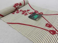 P41886　「JUNKO KOSHINO」　木綿　浴衣　新古品　反物　k