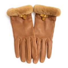 HERMES エルメス ミンクファー付きグローブ ケリー 茶 7 - メルカリ
