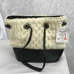 【 新品 タグ付き 】 afternoon tea アフタヌーンティー フレンチウール ケーブル ミニトートバッグ ホワイト ◇〇☆
