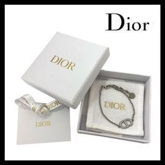 箱付き】【未使用品】Dior✨ブレスレットCDロゴ リボン シルバーdb485 