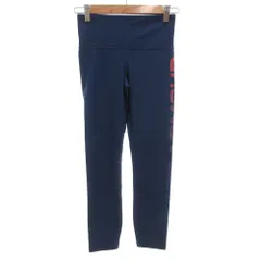 アンダーアーマー UNDER ARMOUR タグ付き コンプレッション ハイライズ アンクルレギンス スパッツ ストレッチ SM 紺 ネイビー /GV