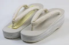 《送料無料》　カレンブロッソ（菱屋カフェ草履）　鼻緒がお洒落　新品　Lサイズ　Shops022602