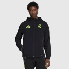 【送料無料・匿名配送】adidas アディダス レアルマドリード ジャケット 25/26 Vis Tech 黒 ブラック リフレクター 新品 正規品 日本未発売