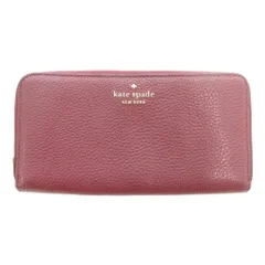 ケイトスペード KATE SPADE レイラ ラージ コンチネンタル ウォレット 長財布 ラウンドファスナー バーガンディ /UO