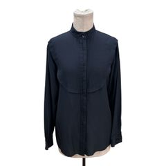 HANAE MORI ハナエモリ 紫色 長袖 シャツ 胸ポケット 6 おしゃれ 